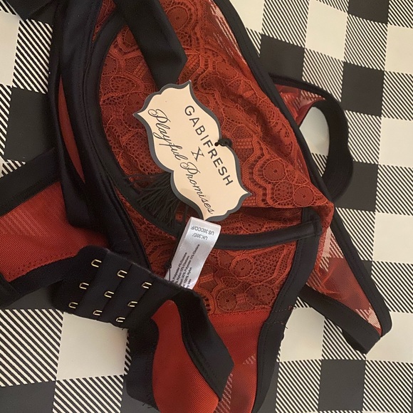 Gabi Fresh Acacia Lace Triangle bra with bow - Picture 6 of 8